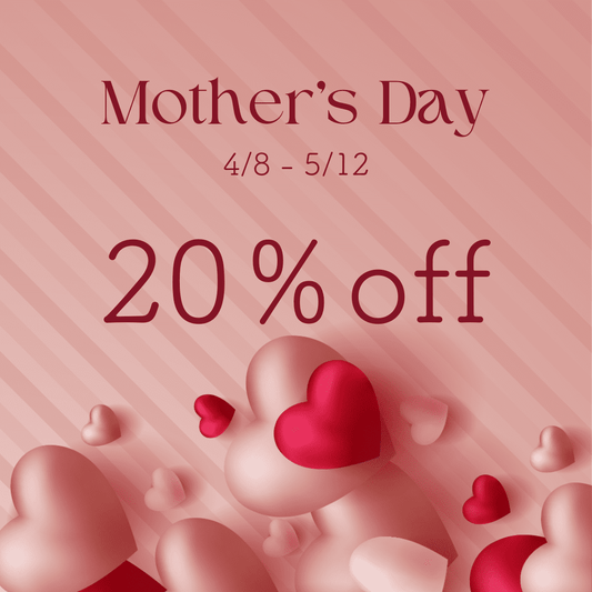 母の日企画 5/12まで10%off →【 20%off 】LINE友だち追加のお礼クーポン